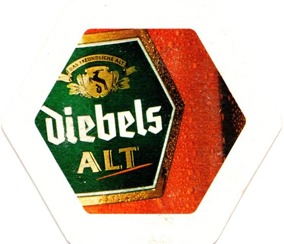 issum kle-nw diebels welch ein 3a (6eck195-l etikett-r rot)